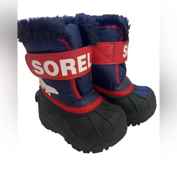 NEW Sorel Kids Commander Insulated Waterproof Boots - Picture 1 of 5